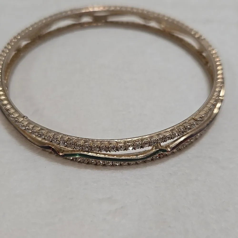 Rhinestone Bangle Bracelet